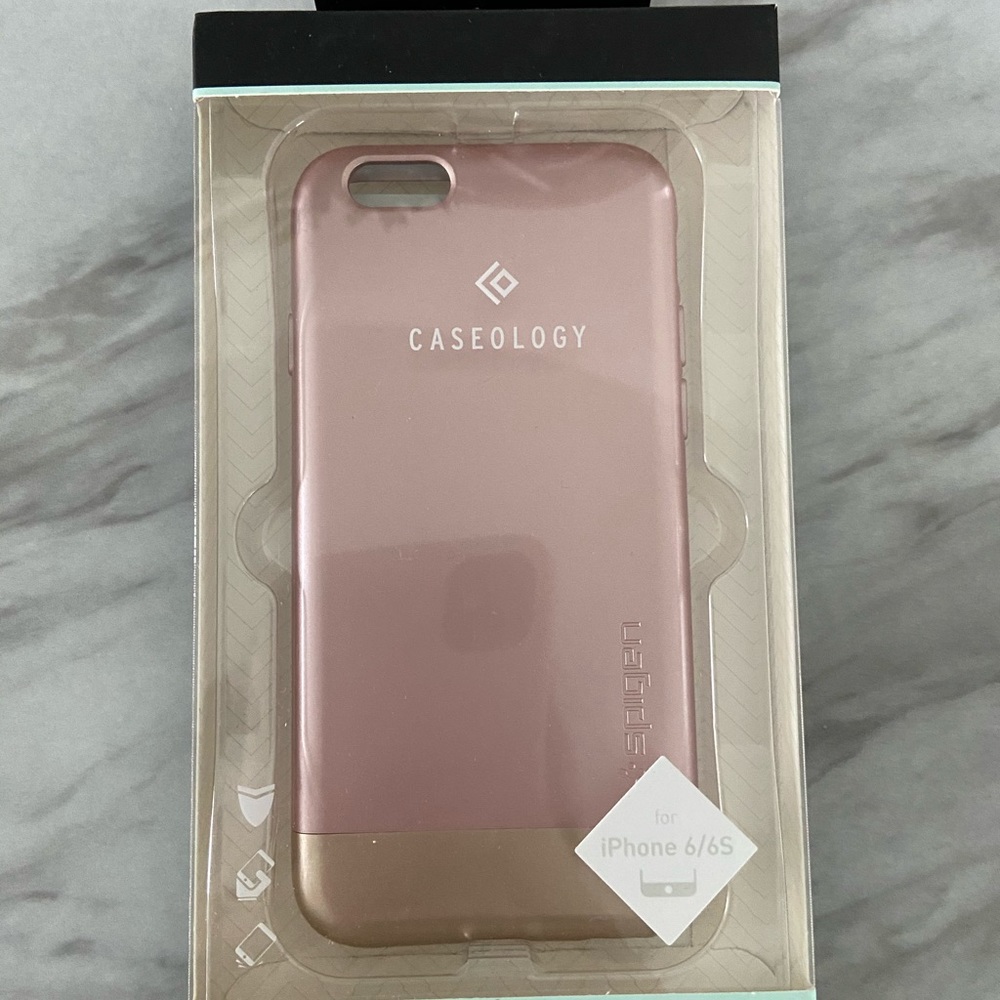 Pink & Gold iPhone 6/6S Phone Case